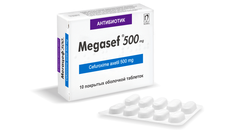 Megasef 500mg 10 Tablet