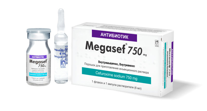 Megasef 750mg 1 Fl