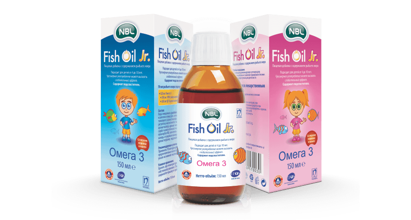 Nbl Fish Oil Jr. 150 ml