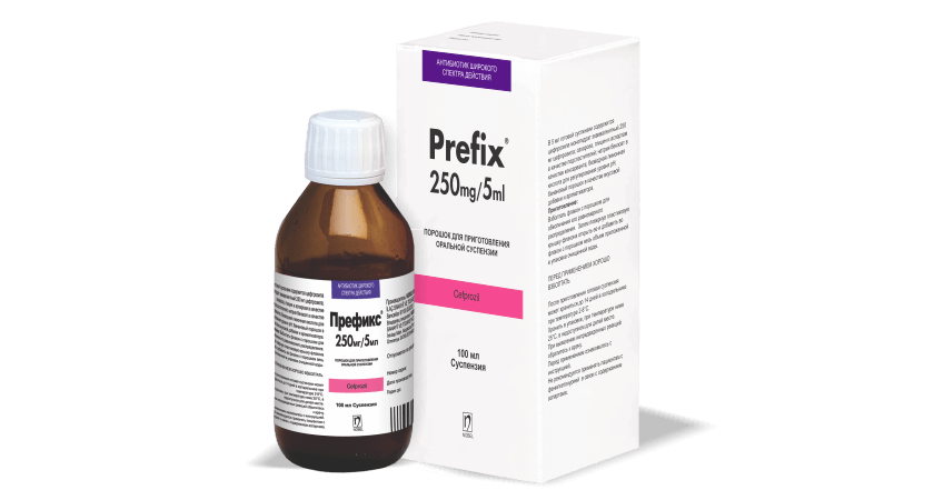 Prefix 250mg/5ml 100 ml Susp. Üçün 50G Toz