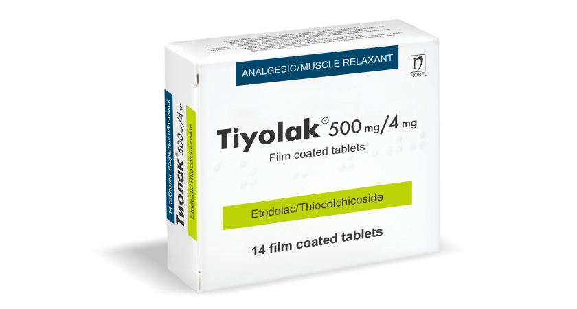 TİYOLAK 500MG/4MG 14 TABLET